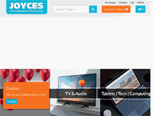 Tablet Screenshot of joyces.ie